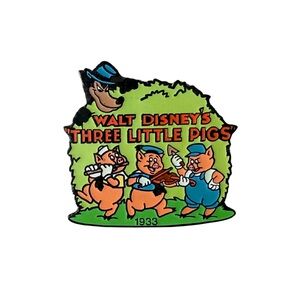 Disney Vintage Trading Pin PP722 Three Little Pigs Countdown to the Millennium